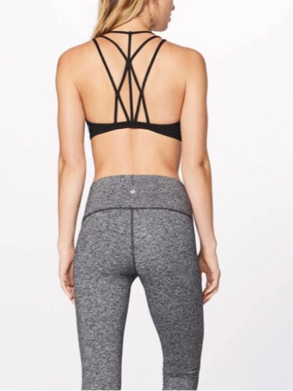 Lululemon Raise The Barre Bra Black Luxtreme Size 6